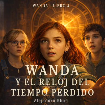 Audiolibro Wanda y el reloj del tiempo perdido. de Alejandro Khan - Aventuras de Wanda