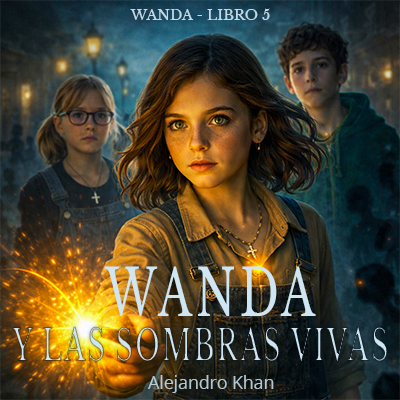 Audiolibro Wanda y las sombras vivas. de Alejandro Khan - Aventuras de Wanda