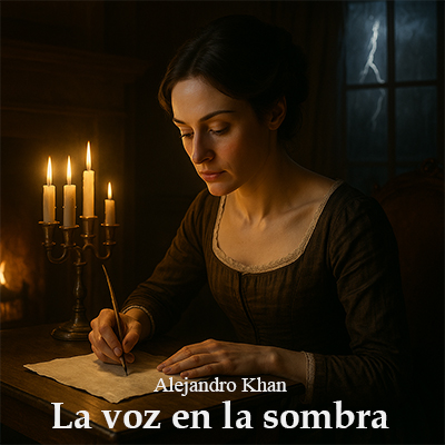 Audiolibro La voz en la sombra de Alejandro Khan - relatos cortos