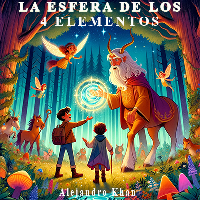 Audiolibro La esfera de los cuatro elementos de Alejandro Khan - Cuentos de la Mitología